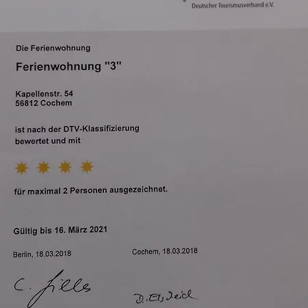 Apartment Haus Ohlberger Cochem